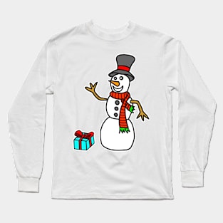 The Snowman Long Sleeve T-Shirt